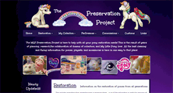 Desktop Screenshot of mlppreservationproject.com